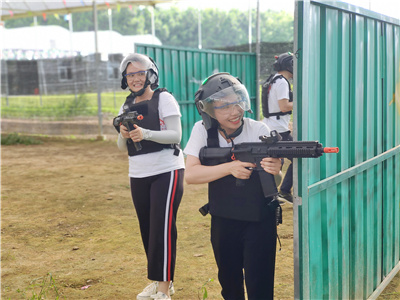 井岡山紅色培訓(xùn)體驗(yàn)教學(xué)合影